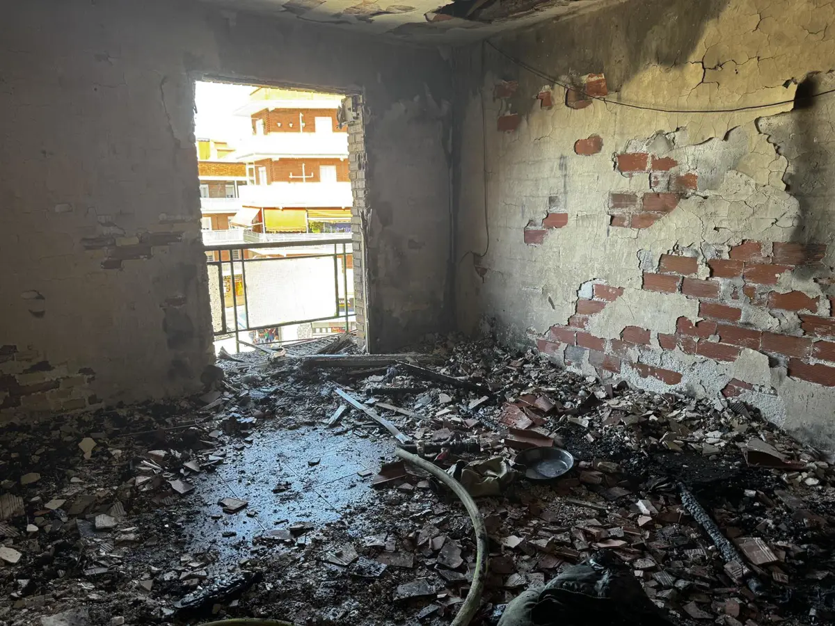 Incendio en Fuenlabrada