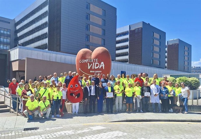 Cantabria celebra el Día del Donante de Sangre con una campaña especial y un reconocimiento a 50 grandes donantes