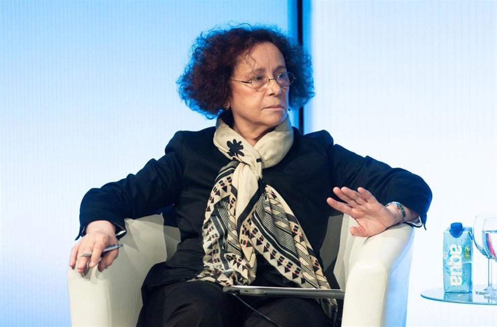 Archivo - La ex ministra de Asuntos Exteriores entre 2002 y 2004, Ana Palacio, en la inauguración del Seminario Revista Política Exterior, en Casa de América, a 13 de junio de 2022, en Madrid (España).