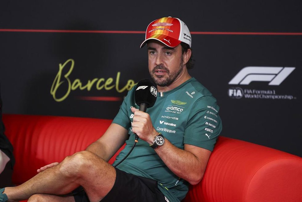 Fernando Alonso, piloto de Aston Martin.