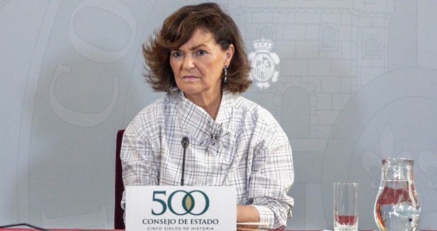 Interior concede la Gran Cruz de la Orden del Mérito a la Seguridad a la exvicepresidenta Carmen Calvo