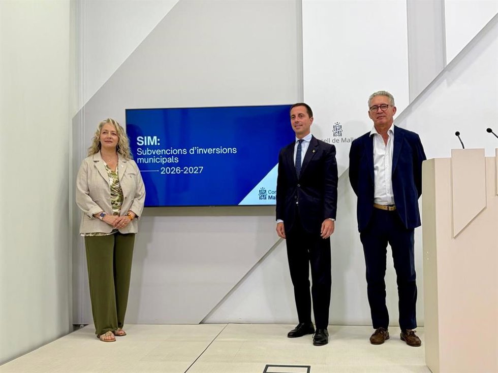 El presidente del Consell de Mallorca, Llorenç Galmés, en rueda de prensa a 12 de junio de 2026.