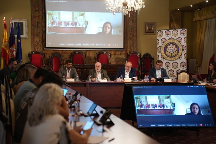 Celebración del Pleno del consejo social de la Universidad de Córdoba.
