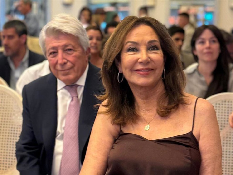 Ana Rosa Quintana y Enrique Cerezo en la gala de los 'Influencers Awards'