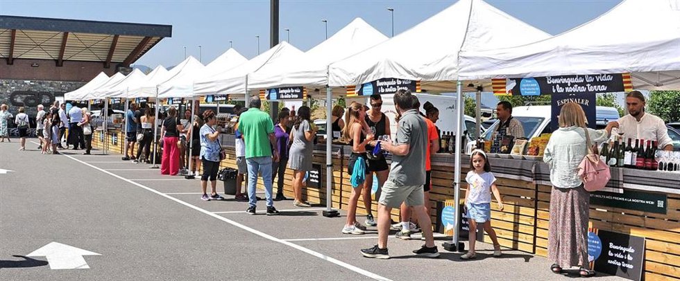 Feria de comercio de proximidad de Caprabo
