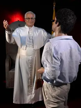 El Papa y Bad Bunny en el Museo de Cera de Madrid