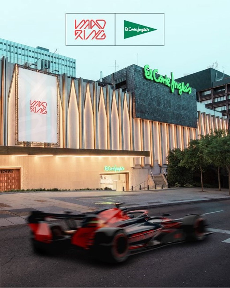 El Corte Inglés, patrocinador del Gran Premio de España de Fórmula 1, que se disputa en el mes de septiembre en el circuito urbano Madring.