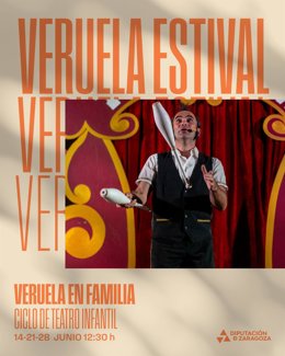 Cartel de Veruela en Familia.