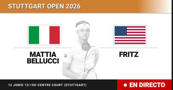 Mattia Bellucci - Taylor Fritz: resumen y estadísticas del partido de Cuartos de final de Stuttgart Open