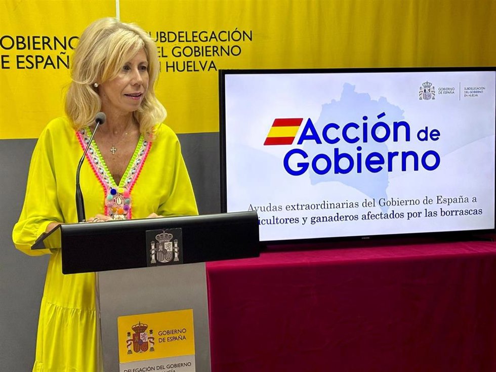 La subdelegada del Gobierno en Huelva, María José Rico.