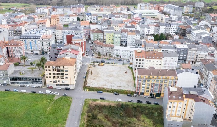Parcela de Carballo en la que se situará un centro para entidades sociales