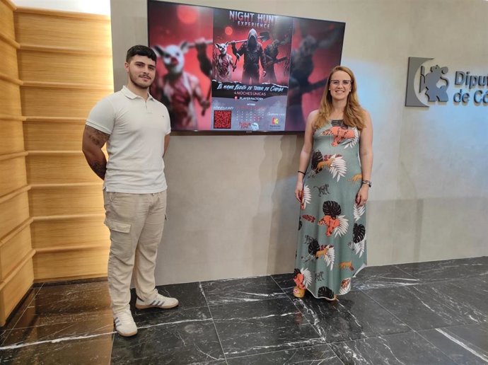 La delegada de Desarrollo Tecnológico, Transformación Digital y Juventud de la Diputación de Córdoba, Sara Alguacil, en la presentación de 'The Night Hunt Experience'.
