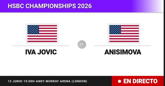Iva Jovic - Amanda Anisimova: resumen y estadísticas del partido de Cuartos de final de HSBC Championships