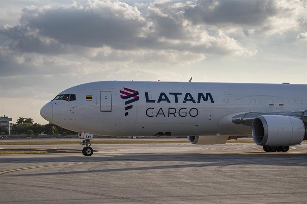 Avión de transporte de mercancías de LATAM Cargo Chile, filial de LATAM Group.
