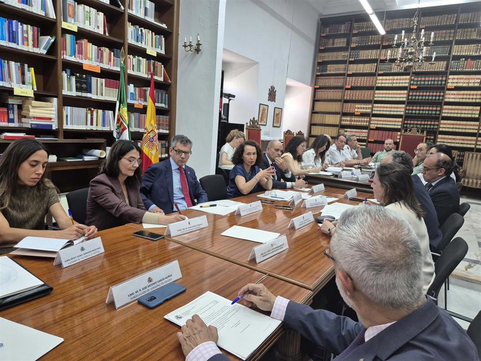 Reunión de la Comisión Territorial de Violencia sobre la Mujer este viernes en la sede del TSJEx, en Cáceres