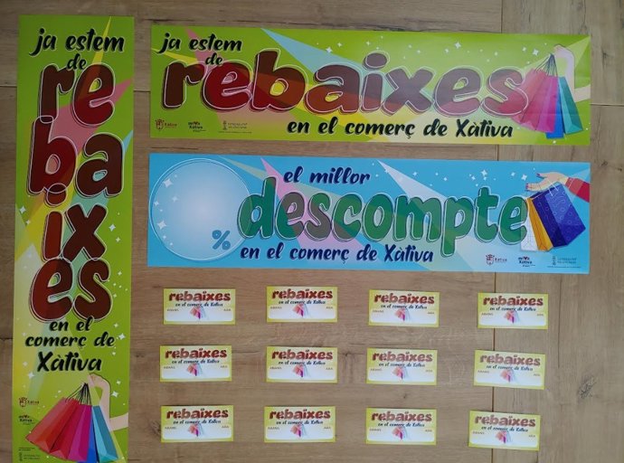 Xàtiva llança una nova campanya de rebaixes en valencià per a promoure la llengua al comerç local