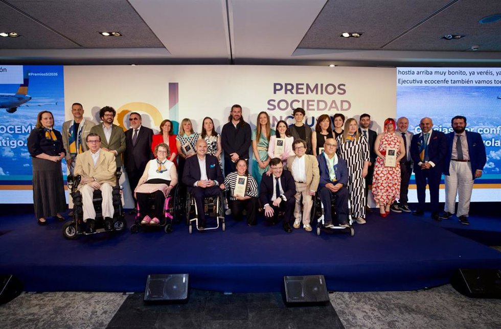 Entrega de los Premios Sociedad Inclusiva de Cocemfe .
