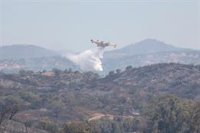 El Plan Infoca da por controlado el incendio forestal de Villanueva de los Castillejos (Huelva)