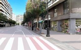 Archivo - Recreación del resultado de la remodelación prevista en la calle Colón de València tras las Fallas 2026.