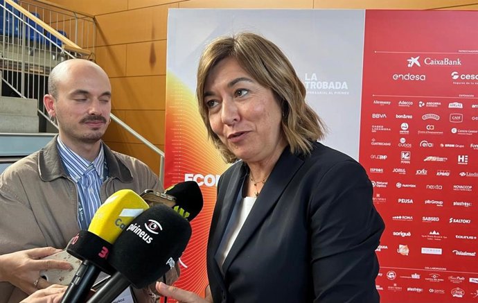 La presidenta de la Trobada Empresarial al Pirineu, Montse Pujol