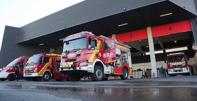 Vehículos de bomberos del Consorcio Provincial