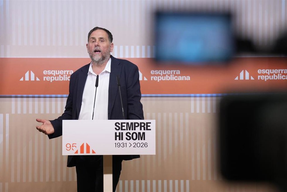 El líder de ERC, Oriol Junqueras, en una imagen de archivo