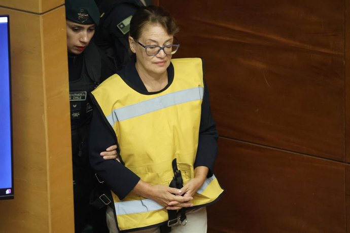 Santiago 17 de marzo 2026. En el Septimo Juzgado de Garantia de Santiago se lleva a cabo audiencia de reformalizacion de la exministra de la Corte Suprema, Angela Vivanco, en el marco de la investigacion conocida como Trama bielorrusa. Dragomir