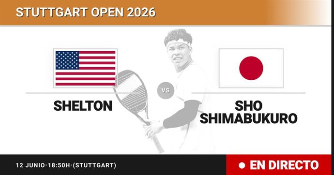 Ben Shelton - Sho Shimabukuro: resumen y estadísticas del partido de Cuartos de final de Stuttgart Open