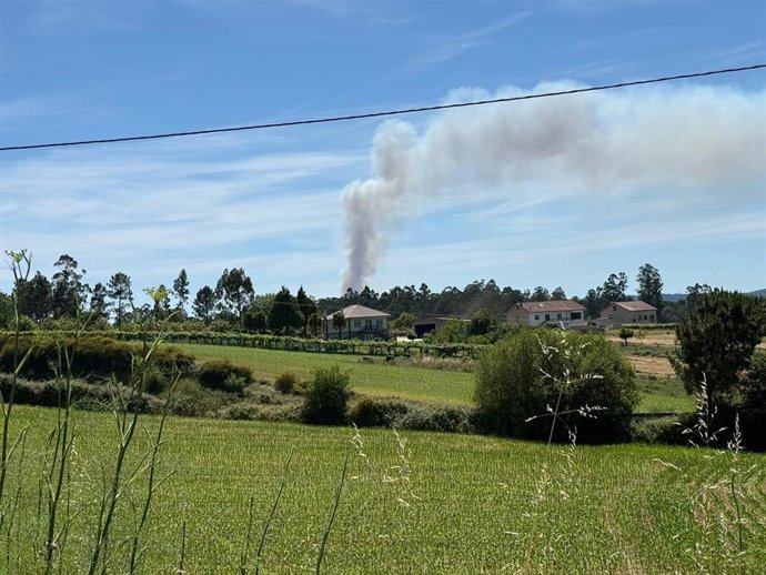 Incendio en Padrón