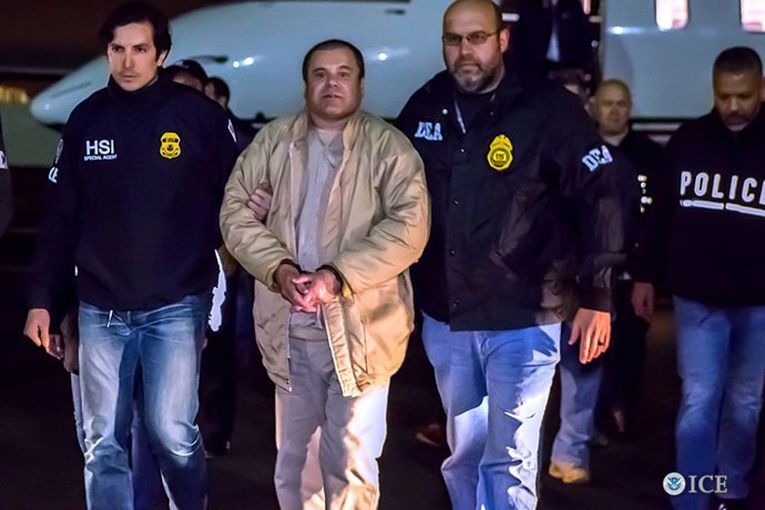 El narcotraficante mexicano 'Chapo' Guzmán.  U.S. IMMIGRATION AND CUSTOMS ENFORCEMENT  (Foto de ARCHIVO)  16/12/2021