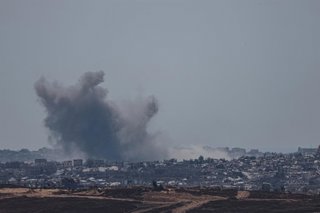 Archivo - Imagen de archivo de un bombardeo del Ejército de Israel contra Gaza.