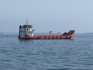 KHASAB, May 29, 2026  -- This photo taken with a mobile phone shows merchant vessels stranded in the waters of the Strait of Hormuz, near Khasab, a small town in northern Oman, May 29, 2026.,Image: 1106562695, License: Rights-managed, Restrictions: , Mode
