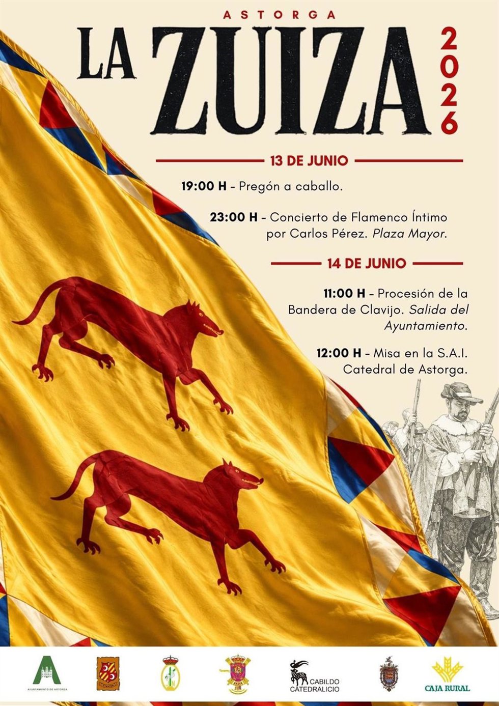 Clavijo viaja a Astorga para celebrar la Procesión de la Bandera de la Batalla de Clavijo