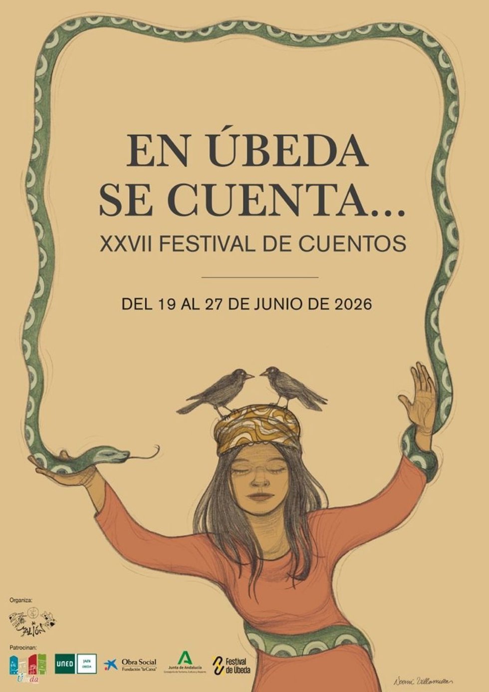 Cartel del XXVII Festival de Cuentos 'En Úbeda se cuenta'.
