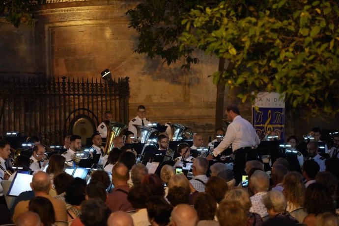 Archivo - La Banda Municipal de Música de Málaga en una imagen de archivo