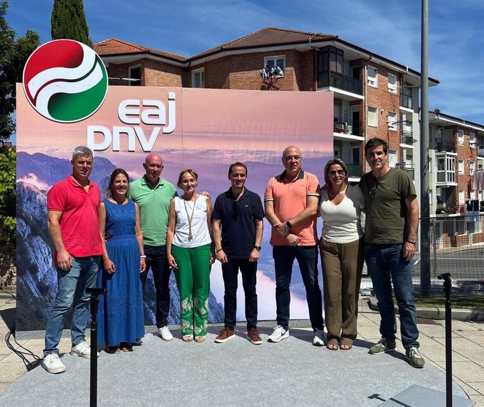 Acto del PNV en Urduliz (Bizkaia)