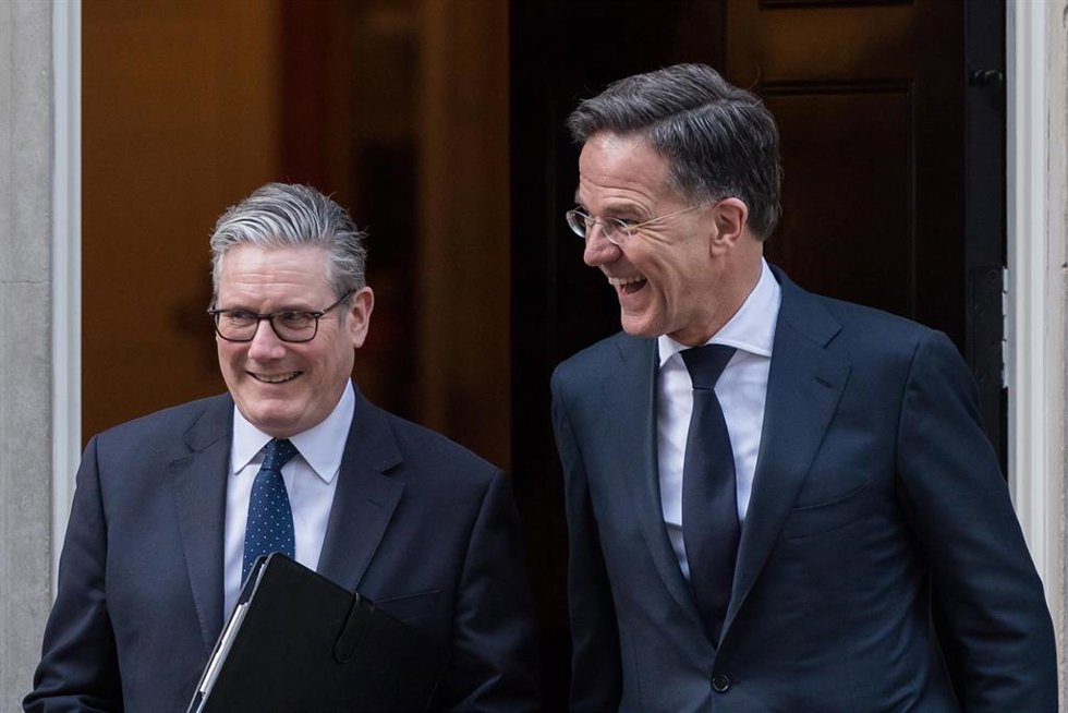 Archivo - Keir Starmer y Mark Rutte, reunidos en Londres, en marzo de 2026 (imagen de archivo) 