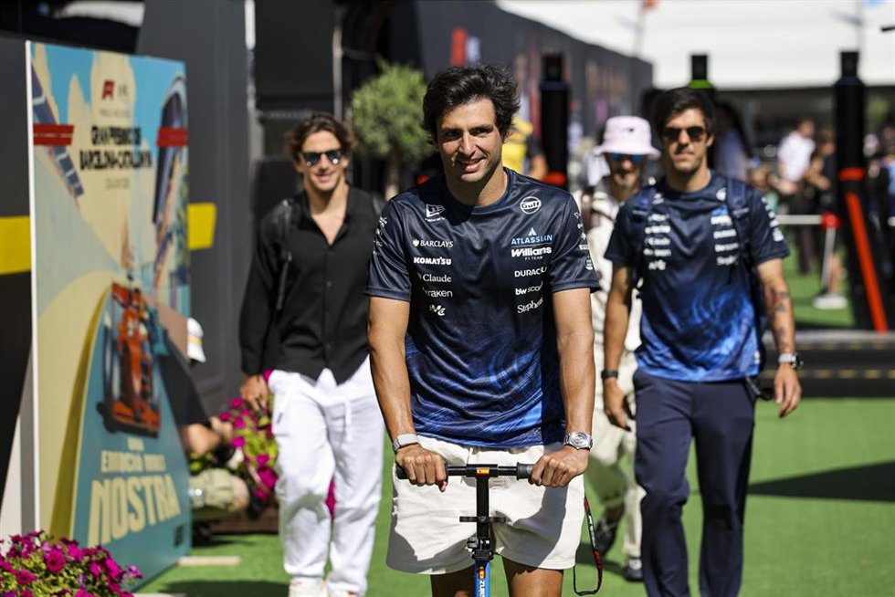 Carlos Sainz en el Circuit de Barcelona-Catalunya