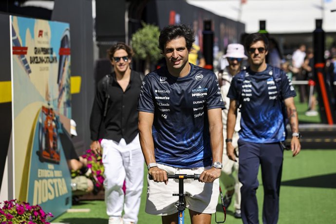 SAINZ Carlos (ESP), Williams F1 Team FW48, retrato durante o Grande Prêmio de Fórmula 1 de Barcelona-Catalunha de 2026, 7ª etapa do Campeonato Mundial de Fórmula 1 de 2026, de 12 a 14 de junho de 2026, no Circuito de Barcelona-Catalunha, em Montmeló, Espa