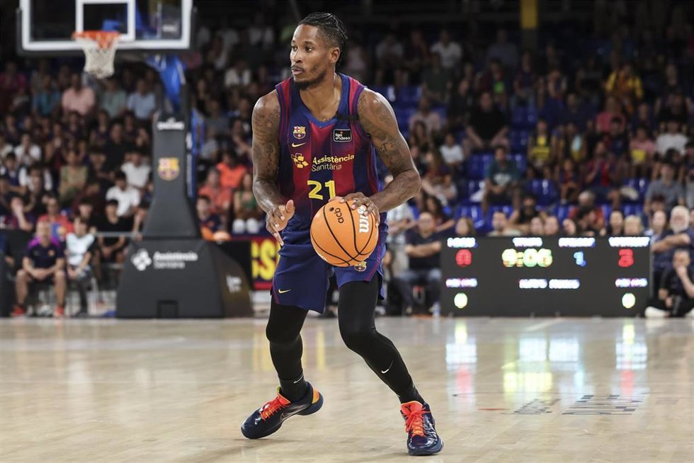 Will Clyburn, en un partido con el FC Barcelona.