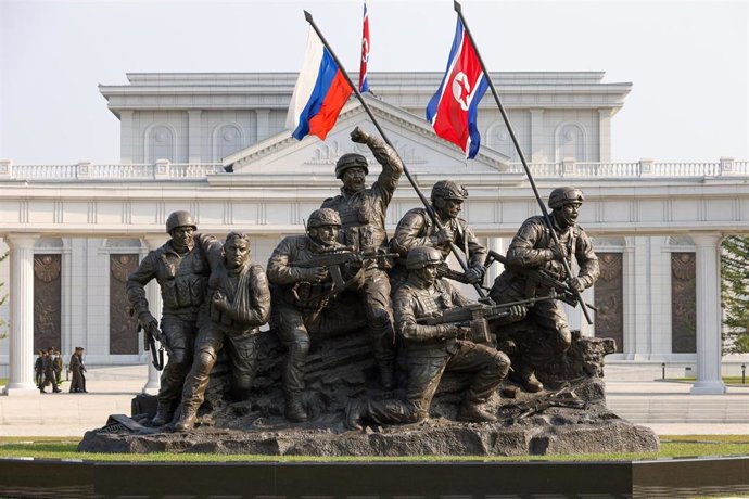 Archivo - El Museo Conmemorativo de las Hazañas de Combate en Operaciones Militares en el Extranjero, inaugurado el 26 de abril. El museo está dedicado a los militares norcoreanos que participaron en la liberación de la región rusa de Kursk