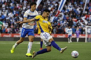 Futbol, Universidad Catolica vs Universidad de Concepcion. Fecha 1, Copa de la Liga 2026. El jugador de Universidad de Concepcion David Retamal es fotografiado durante el partido de la Copa de la Liga contra Universidad Catolica disputado en el Claro