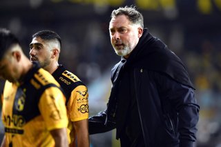 Futbol, Coquimbo Unido vs Deportes Tolima. Fase de Grupos, Copa Libertadores 2026. El entrenador de Coquimbo Unido Hernan Caputto es fotografiado durante un partido del grupo B de la copa libertadores disputado en el estadio Francisco Sanchez Rumoroso en