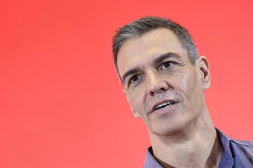 El secretario general del PSOE y presidente del Gobierno, Pedro Sánchez.