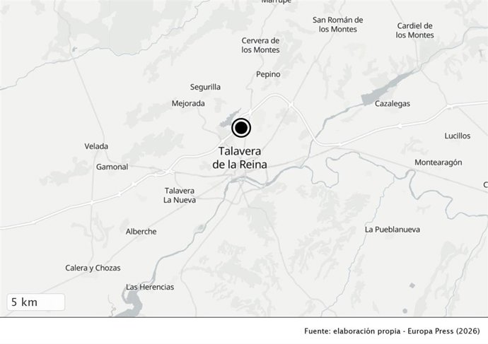 Muere un hombre tras ser atropellado en la A-5 a la altura de Talavera de la Reina