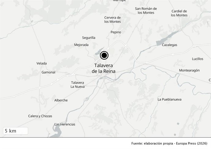 Muere un hombre tras ser atropellado en la A-5 a la altura de Talavera de la Reina