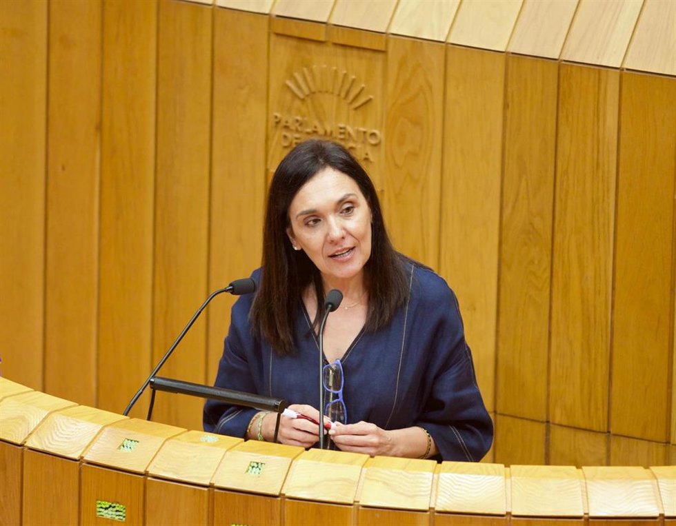 Archivo - La portavoz de Medio Rural del PSdeG en el Parlamento, Carmen Dacosta.