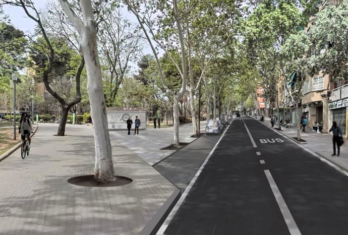 Reforma del carrer de l'Artesania de Barcelona