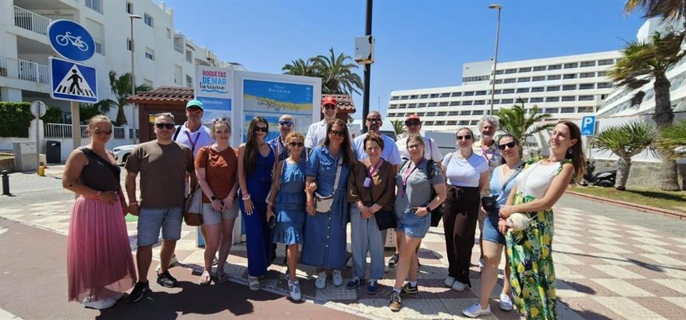 Fam trip entre agentes de viaje y periodistas de Hungría para la promoción del destino 'Costa de Almería'.