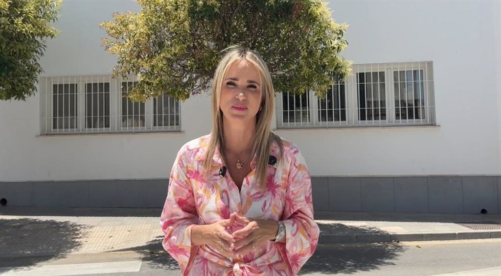 Imagen de la secretaria de Educación del PSOE de Andalucía, Patricia Alba.